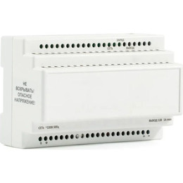 Источник бесперебойного питания 12В со встроенной Li-ion АКБ 1А ИБП12В-DIN - фото 