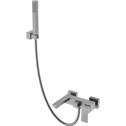 Смеситель для ванны Boheme Qubic 473-GM, gun metal, Цвет производителя: gun metal - фото 