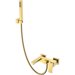 Смеситель для ванны Boheme Qubic 473-MG, matt gold, Цвет производителя: matt gold - фото 