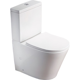 Унитаз-компакт безободковый SantiLine SL-5014 с крышкой микролифт - фото 