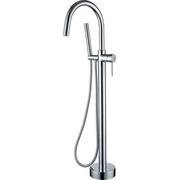 Смеситель для ванны напольный Boheme Uno 469-CR, chrome, Цвет производителя: chrome - фото 