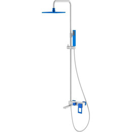 Душевая стойка Boheme Q 148-WUW, white blue, Цвет производителя: white blue - фото 