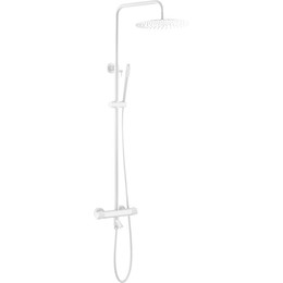 Душевая стойка с термостатом Boheme Uno 468-T-MW, matt white, Цвет производителя: matt white - фото 