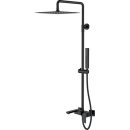 Душевая стойка Boheme Qubic 478-B, чёрный матовый, Цвет производителя: чёрный матовый - фото 