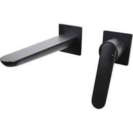 Смеситель для раковины настенный Bronze de Luxe Icon 7006CB, чёрный матовый, Цвет производителя: чёрный матовый - фото 