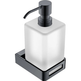 Дозатор для жидкого мыла Boheme Q 10957-SGM, shine gun metal, Цвет производителя: shine gun metal - фото 