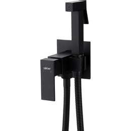 Набор для гигиенического душа Abber Daheim AF8226B, чёрный матовый - фото 