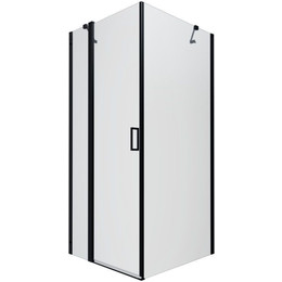 Душевое ограждение Triton Йота 90x90 см, чёрный/прозрачное - фото 