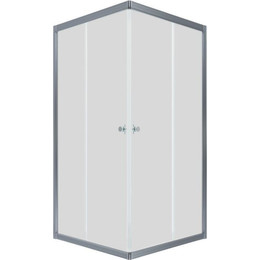 Душевое ограждение Triton Вента 100x100 см, хром/прозрачное - фото 
