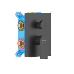 Смеситель для ванны Aquatek Лира AQ1447MB (со скрытой частью) чёрный матовый, Цвет производителя: чёрный матовый - фото 