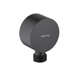 Шланговое подсоединение Aquatek AQ2457MB, чёрный матовый - фото 
