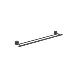 Полотенцедержатель Aquatek Оберон AQ4230MB, цвет чёрный матовый - фото 