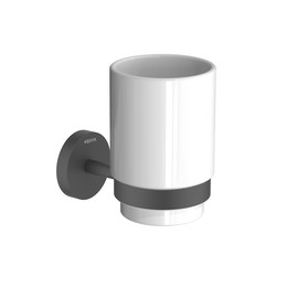 Стакан для зубных щеток Aquatek Бетта AQ4604MB, цвет чёрный матовый - фото 