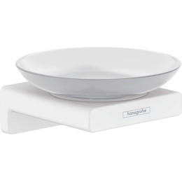 Мыльница Hansgrohe AddStoris 41746700, белый матовый - фото 