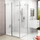 Душевое ограждение Ravak Chrome CRV2+CPS 90х100 см, сатин/прозрачное - фото 