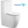 Унитаз-компакт безободковый Azario BONELLE AZ-1229A с крышкой микролифт (система смыва торнадо) - фото 