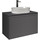 Тумба подвесная со столешницей Grossman Кристалл 80 см 108043, графит матовый - фото 