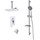 Набор смесителей 4 в 1 для душа Aquatek Вега AQ1075CR, Цвет производителя: хром - фото 