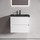 Тумба подвесная с раковиной Sancos Libra 60 см LB60W (раковина Element CN7001MB) - фото 
