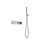 Душевая система для душа с термостатом Boheme Fusion 131-SYS-NB (со скрытой частью) никель - фото 