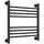 Полотенцесушитель водяной Сунержа Богема+ П8 500x560 мм (прямая перемычка) 15-0220-5050, тёмный титан муар - фото 