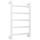 Полотенцесушитель водяной Сунержа Галант+ П5 400x660 мм 30-0200-6040, белый матовый - фото 