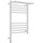 Полотенцесушитель электрический Сунержа Богема 3.1 с полкой П10 400x720 мм 30-6006-6040 L, белый матовый - фото 