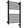 Полотенцесушитель электрический Сунержа Богема 3.1 П11 400x720 мм (выгнутая перемычка) 31-6003-6040 R, чёрный матовый - фото 