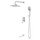Душевая система для ванны Azario Arida AZ-K7354 (со скрытой частью) - фото 