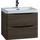 Тумба подвесная с раковиной BelBagno ANCONA-N-600-2C-SO-RW 60 см, темный дуб, Цвет фасада: Rovere Moro - фото 