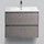 Тумба подвесная с раковиной BelBagno KRAFT 39-600/390-2C-SO-PG 60 см, Pietra Grigio - фото 