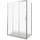 Душевое ограждение Bas Orion WTW+SP G-CH 140х80 см хром/матовое - фото 