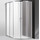 Душевое ограждение Cezares 130х100 см MOLVENO-RH-2-130/100-P-Cr, хром/матовое - фото 
