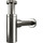 Сифон для умывальника WasserKraft Wiese A172, оружейная сталь - фото 