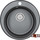 Кухонная мойка Emar EMQ-1475.C, оникс, Цвет производителя: оникс - фото 