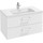 Тумба подвесная с раковиной Jacob Delafon Vox 80 см EB2078-R1-N18 (изогнутые ручки), белый - фото 