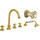 Смеситель для ванны Cezares APHRODITE-BVD-03/24-Sw, золото, Цвет производителя: золото - фото 