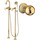 Смеситель для ванны Cezares APHRODITE-VDP-03/24-M, золото, Цвет производителя: золото - фото 