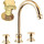Смеситель для раковины Cezares APHRODITE-BLS2-A-03/24-O, золото - фото 