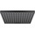 Верхний душ Hansgrohe Vernis Shape 26281670, черный матовый - фото 