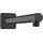 Кронштейн стеновой для верхнего душа Hansgrohe Vernis Shape 240 мм 26405670, черный матовый - фото 
