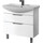 Тумба напольная с раковиной Dreja Laguna Plus 105 см 99.0108, белый глянец (раковина Лагуна) - фото 