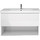 Тумба подвесная с раковиной Dreja Perfecto 70 см 99.0807, белый глянец - фото 