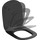 Сиденье с крышкой для унитаза Ideal Standard Silk Black Tesi микролифт T3527V3, черный матовый - фото 