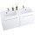 Тумба подвесная с раковиной Ravak Chrome SDU 120 см X000000536, белый - фото 