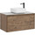 Тумба подвесная со столешницей Aquanet Nova Lite 100 см 249520 (1 ящик) дуб рустикальный, Цвет фасада: тёмное дерево - фото 