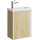 Тумба подвесная с раковиной Aqwella Urban 45 см URB0145DD, дуб давос, Цвет фасада: светлое дерево - фото 