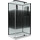 Душевое кабина Grossman Classic 120x80 см GR272QR R, чёрный/узор - фото 