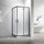 Душевое ограждение Veconi Rovigo 110x90 см RV27B-11090-01-C8, черный/прозрачное - фото 