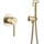Набор для гигиенического душа Abber Emotion AF8825G, золото матовое - фото 